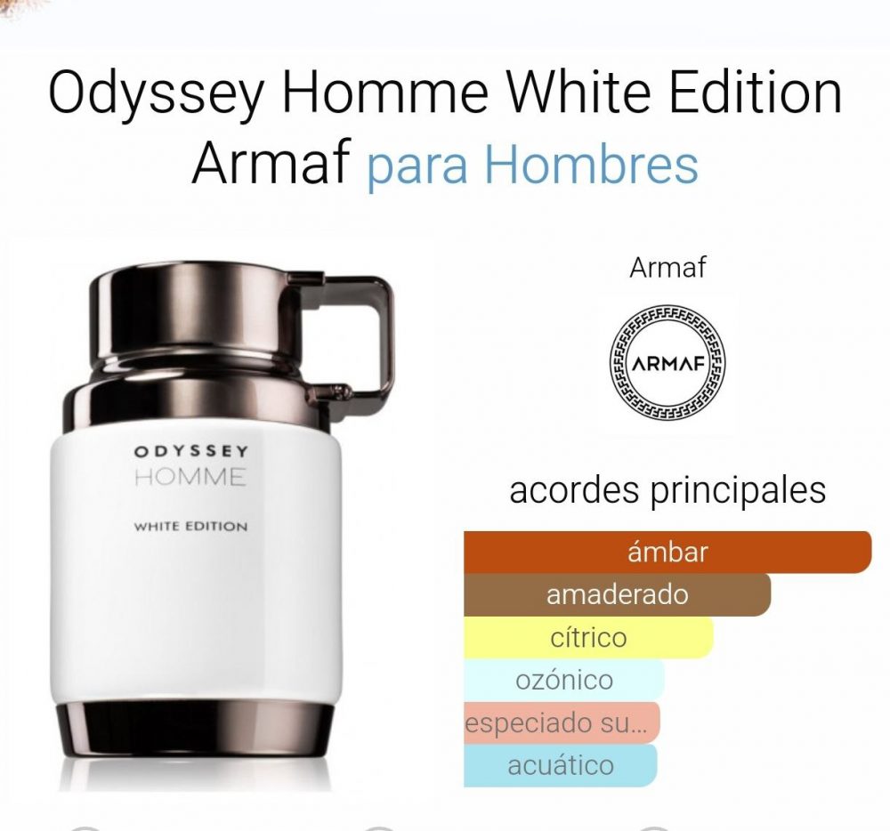Odyssey Homme White Edition - Imagen 3